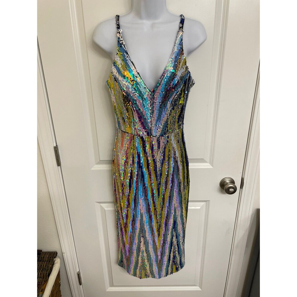 Dress the Population Women's Margo Sleeveless Sequin - size Small